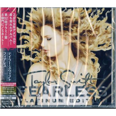 Fiftiesstore Taylor Swift - Fearless: Platinum Edition (Japanse Editie) CD + DVD Fiftiesstore Taylor Swift - Fearless: Platinum Edition (Japanse Editie) CD + DVD