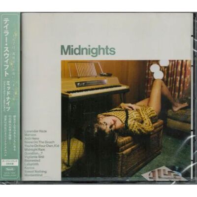 Fiftiesstore Taylor Swift - Midnights (Jade Groen Hoes) (Japanse Editie) CD Fiftiesstore Taylor Swift - Midnights (Jade Groen Hoes) (Japanse Editie) CD