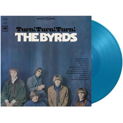 Fiftiesstore The Byrds - Turn! Turn! Turn! (Blauw Vinyl) (LP) Fiftiesstore The Byrds - Turn! Turn! Turn! (Blauw Vinyl) (LP)