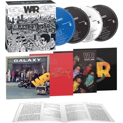 Fiftiesstore WAR - The CD Collection 1977-1994 (Record Store Day Black Friday 2024) 5CD LAATSTE STUKS 14% korting Fiftiesstore WAR - The CD Collection 1977-1994 (Record Store Day Black Friday 2024) 5CD LAATSTE STUKS 14% korting