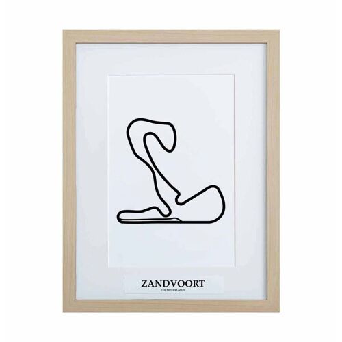 Formula 1 Formule 1 Circuit Zandvoort 3D Print - Hout