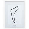 Formula 1 Formule 1 Circuit Monza 3D Print - Wit