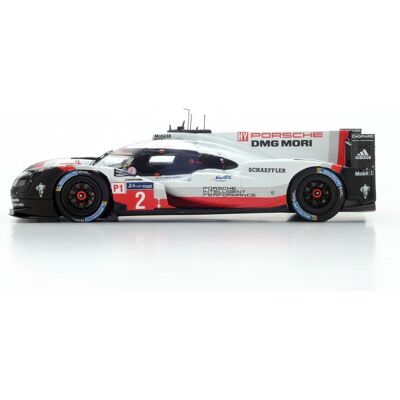 Porsche 919 Hybrid #2 Le Mans 2017 Modelauto 1:43 - Diecast Replica Porsche 919 Hybrid #2 Le Mans 2017 Modelauto 1:43 - Diecast Replica