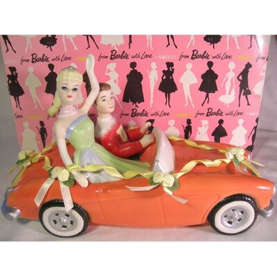 Moederdag cadeau - Barbie & Ken Senior Prom 1963 Muziekdoosje Van Porselein Moederdag cadeau - Barbie & Ken Senior Prom 1963 Muziekdoosje Van Porselein