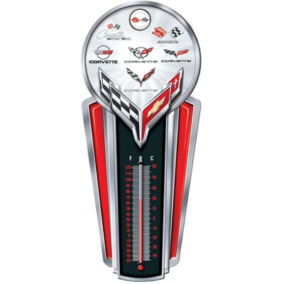 Chevrolet Corvette Logo's Thermometer Chevrolet Corvette Logo's Thermometer