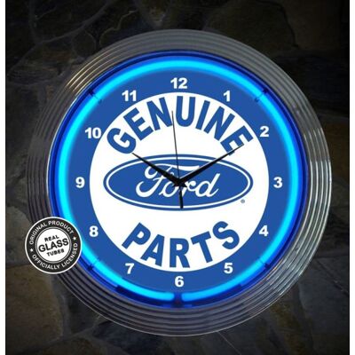 Ford Genuine Parts Neonklok 38 cm Ford Genuine Parts Neonklok 38 cm