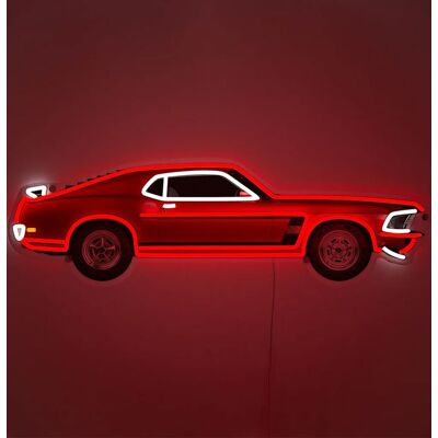 Ford American Muscle Car - Neon LED Wandbord Ford American Muscle Car - Neon LED Wandbord