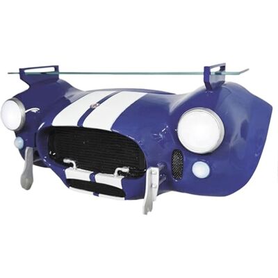 Carroll Shelby Cobra 427 Autoneus Muurplank - Blauw/Wit Carroll Shelby Cobra 427 Autoneus Muurplank - Blauw/Wit
