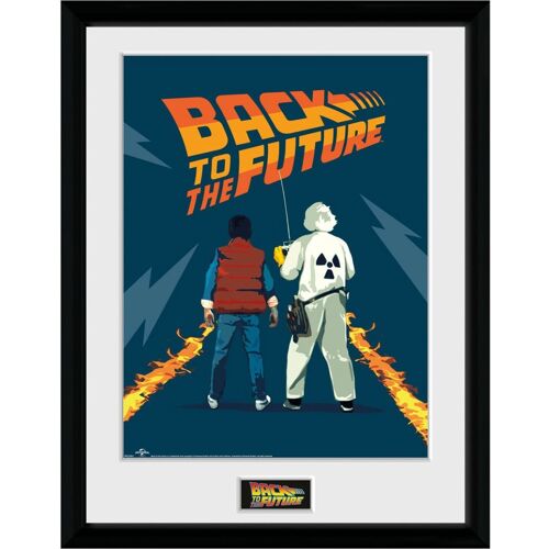 Fiftiesstore Back to the Future: Doc and Marty Collector Afdruk