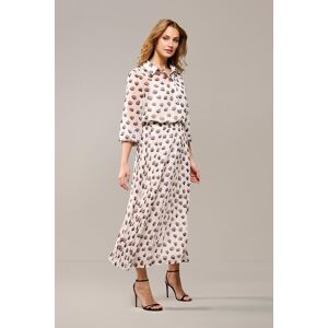 Mart Visser Nikita Plisse Rok Off White Mart Visser Nikita Plisse Rok Off White