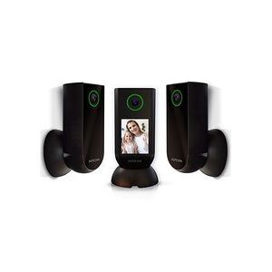 HIPCAM Smart Security Camera Pack Pro 3 (Indoor + 2 Outdoor)Wifi Full HD, Nigth vision Face&Person detection