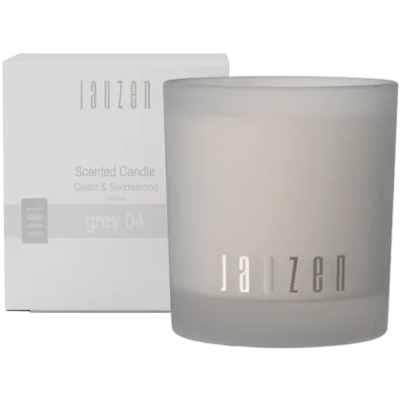 JANZEN Scented Candle 210gr Grey 04 JANZEN Scented Candle 210gr Grey 04