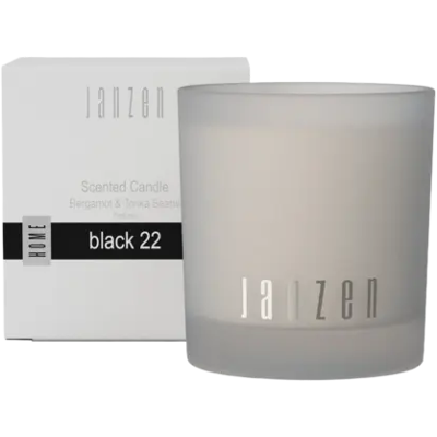 JANZEN Scented Candle 210gr Black 22 JANZEN Scented Candle 210gr Black 22