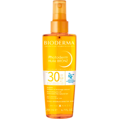 Bioderma Bioderma Photoderm Bronz Zonneolie SPF30 voor Gezicht en Lichaam Bioderma Bioderma Photoderm Bronz Zonneolie SPF30 voor Gezicht en Lichaam