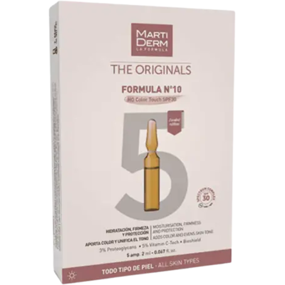 MartiDerm The Originals No10 HD Color Touch gezichtsserum SPF 30 MartiDerm The Originals No10 HD Color Touch gezichtsserum SPF 30