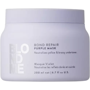 Schwarzkopf Blondme Bond Repair Paarse Masker (200ml) Schwarzkopf Blondme Bond Repair Paarse Masker (200ml)