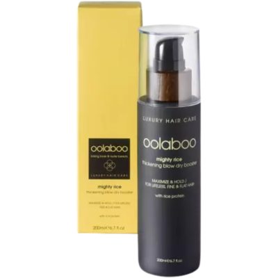 Oolaboo Mighty Rice Thickening Blow Dry Booster 200ml Oolaboo Mighty Rice Thickening Blow Dry Booster 200ml