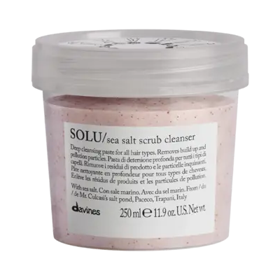 Davines SOLU Sea Salt Scrub Cleanser 250ml Davines SOLU Sea Salt Scrub Cleanser 250ml