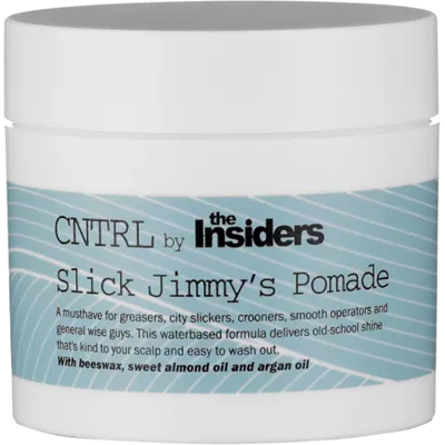 The Insiders Slick Jimmy's Pomade - Waterbasis Formule - Glanzende & Gladde Finish - 100ml The Insiders Slick Jimmy's Pomade - Waterbasis Formule - Glanzende & Gladde Finish - 100ml