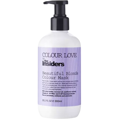 The Insiders Colour Love Colour Mask 300ml Beautiful Blonde The Insiders Colour Love Colour Mask 300ml Beautiful Blonde