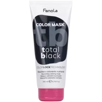 Fanola Zwarte Kleurmasker - Semi-permanente Haarverf Fanola Zwarte Kleurmasker - Semi-permanente Haarverf