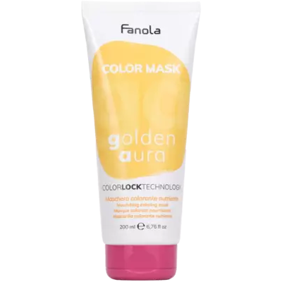 Fanola Golden Aura Haarmasker - Levendig, Voedend, 200ml Fanola Golden Aura Haarmasker - Levendig, Voedend, 200ml