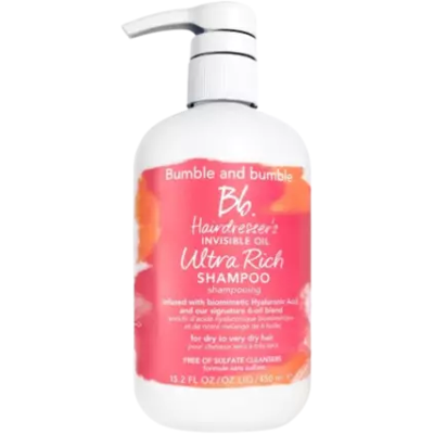 Bumble and bumble Hairdresser's Invisible Oil Ultra Rich Shampoo 450ml Bumble and bumble Hairdresser's Invisible Oil Ultra Rich Shampoo 450ml