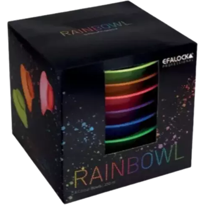 Efalock Regenboog Verfbakjes Set - 6 Stuks 250ml Efalock Regenboog Verfbakjes Set - 6 Stuks 250ml