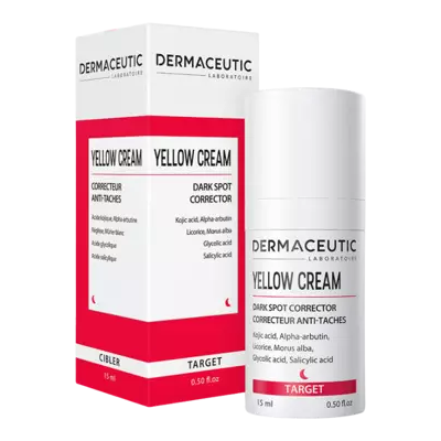 Dermaceutic Gele Crème - Huidverhelderaar - Hyperpigmentatie behandeling Dermaceutic Gele Crème - Huidverhelderaar - Hyperpigmentatie behandeling