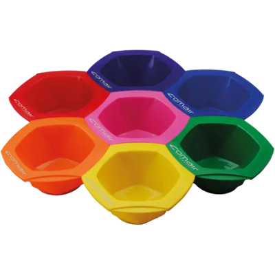 Comair Dying Bowls Rainbow 7 stuks Comair Dying Bowls Rainbow 7 stuks