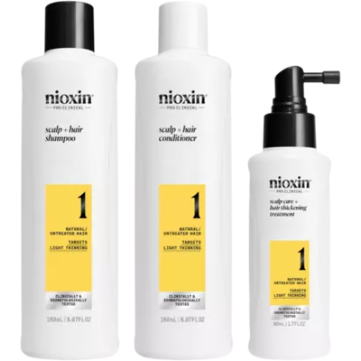 Nioxin System 1 - Haarverzorgingsset - Vermindert Haarverlies - Versterkt Haar Nioxin System 1 - Haarverzorgingsset - Vermindert Haarverlies - Versterkt Haar