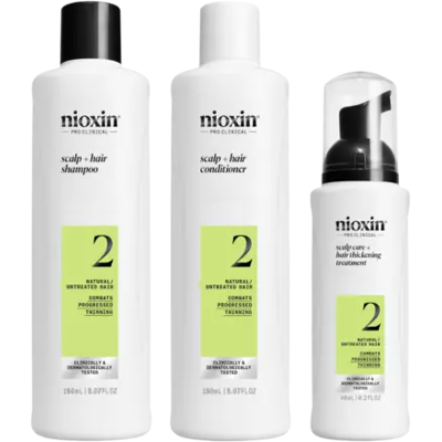 Nioxin System 2 Haarbehandelingskit – Dunner Worden, Sterkte, Glans Nioxin System 2 Haarbehandelingskit – Dunner Worden, Sterkte, Glans