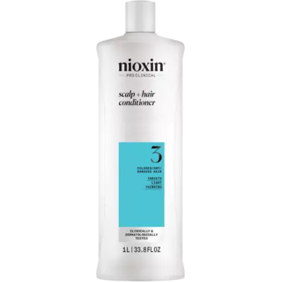 Nioxin System 3 Haarconditioner - Dikker Haar voor Gekleurd en Beschadigd Haar Nioxin System 3 Haarconditioner - Dikker Haar voor Gekleurd en Beschadigd Haar