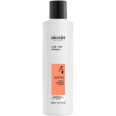 Nioxin Systeem 4 Geavanceerde Haaruitval Shampoo - Zeer Fijn en Gekleurd Haar Nioxin Systeem 4 Geavanceerde Haaruitval Shampoo - Zeer Fijn en Gekleurd Haar