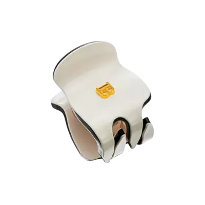 Balmain Hair Couture Wit/Zwart Extra Small Haarclip - Haaraccessoire Balmain Hair Couture Wit/Zwart Extra Small Haarclip - Haaraccessoire