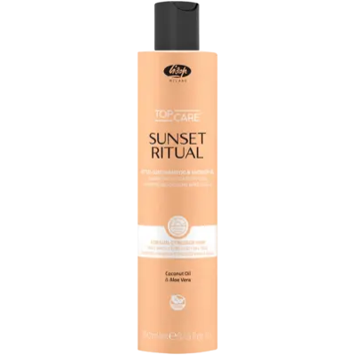 Lisap Sunset na zon shampoo en douchegel - Shampoo en douchegel voor huid en haar, verrijkt met kokosolie en aloë vera Lisap Sunset na zon shampoo en douchegel - Shampoo en douchegel voor huid en haar, verrijkt met kokosolie en aloë vera
