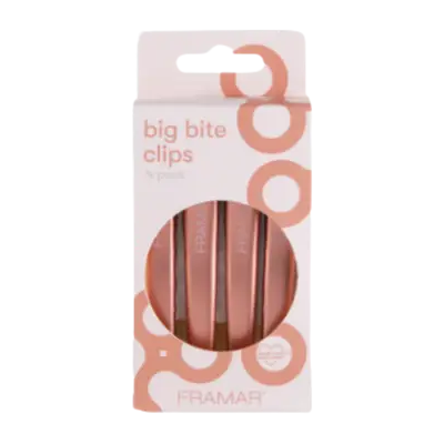 Framar Big Bite Clips Rose Gold Framar Big Bite Clips Rose Gold