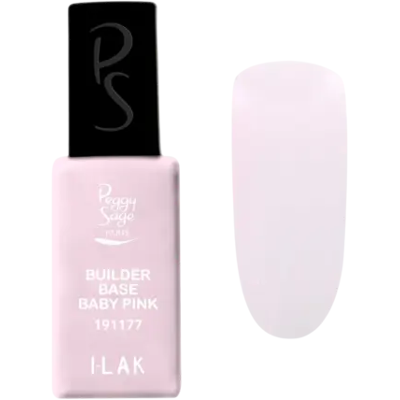 Peggy Sage I-Lak Builder Base Semi-Permanent Base For A Stronger Hold 11ml Baby Pink Peggy Sage I-Lak Builder Base Semi-Permanent Base For A Stronger Hold 11ml Baby Pink