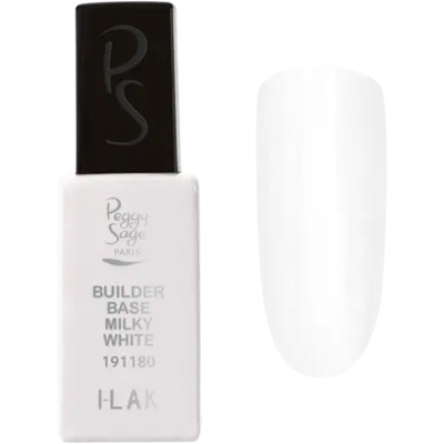 Peggy Sage I-Lak Builder Base Semi-Permanent Base For A Stronger Hold 11ml Milky White Peggy Sage I-Lak Builder Base Semi-Permanent Base For A Stronger Hold 11ml Milky White