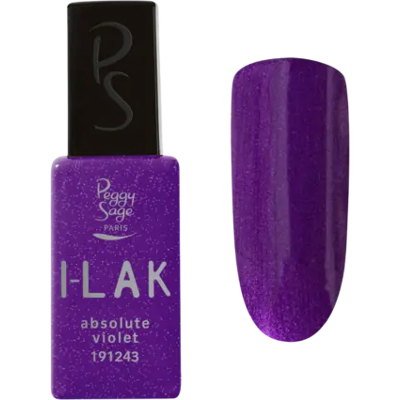 Peggy Sage I-Lak Semi-Permanent Nail Lacquer 11ml Absolute Violet Peggy Sage I-Lak Semi-Permanent Nail Lacquer 11ml Absolute Violet