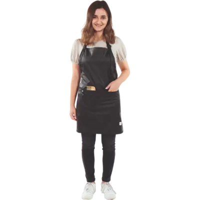 Sibel All Purpose Apron Smock Carine Black Sibel All Purpose Apron Smock Carine Black