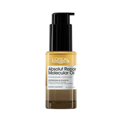 L'Oréal Professionnel SE Absolut Repair Molecular Bi-phase Oil 30ml L'Oréal Professionnel SE Absolut Repair Molecular Bi-phase Oil 30ml
