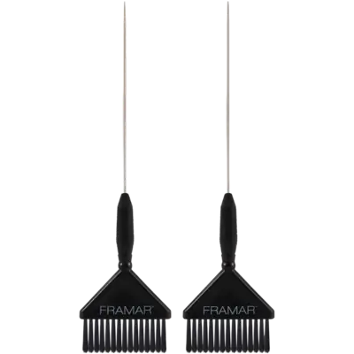 Framar Pin Tail Big Daddy Color Brush Black 2 Pieces Framar Pin Tail Big Daddy Color Brush Black 2 Pieces