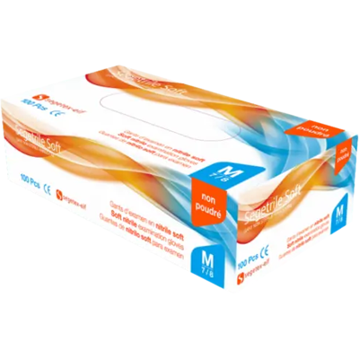 Perron Rigot Nitrile Gloves For Sugaring Medium Perron Rigot Nitrile Gloves For Sugaring Medium