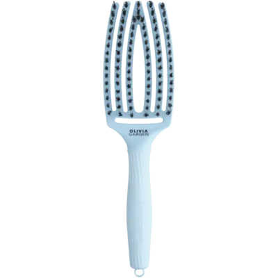 Olivia Garden Fingerbrush Care Iconic Boar&Nylon Pastel Blue Olivia Garden Fingerbrush Care Iconic Boar&Nylon Pastel Blue