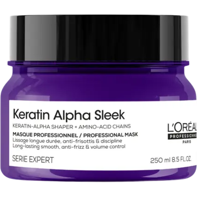 L'Oréal Professionnel SE Keratin Alpha Sleek Mask 250ml L'Oréal Professionnel SE Keratin Alpha Sleek Mask 250ml
