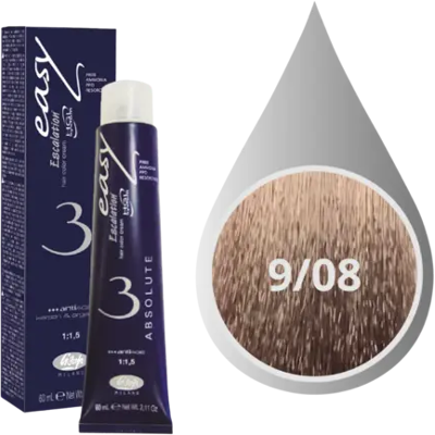 Lisap Easy Absolute 3 9/08 Rubio Clarisimo Irisado - Haarverf Lisap Easy Absolute 3 9/08 Rubio Clarisimo Irisado - Haarverf