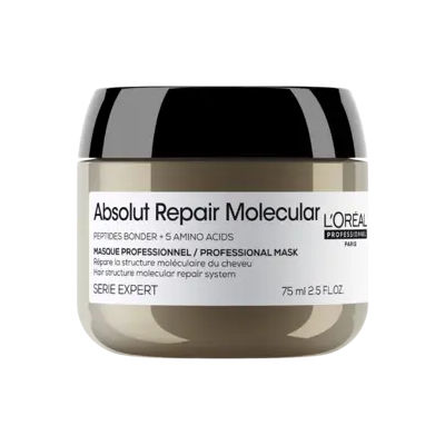 L'Oréal Professionnel SE Absolut Repair Molecular Rinse-off Mask 75ml L'Oréal Professionnel SE Absolut Repair Molecular Rinse-off Mask 75ml