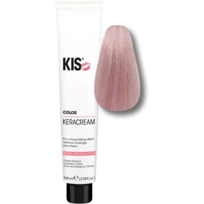 KIS KeraCream Color - Haarkleurcrème - Roze Champagne - Permanent, hoge dekking KIS KeraCream Color - Haarkleurcrème - Roze Champagne - Permanent, hoge dekking