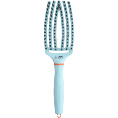 Olivia Garden Fingerbrush Care Iconic Boar&Nylon Bubble Blue Olivia Garden Fingerbrush Care Iconic Boar&Nylon Bubble Blue